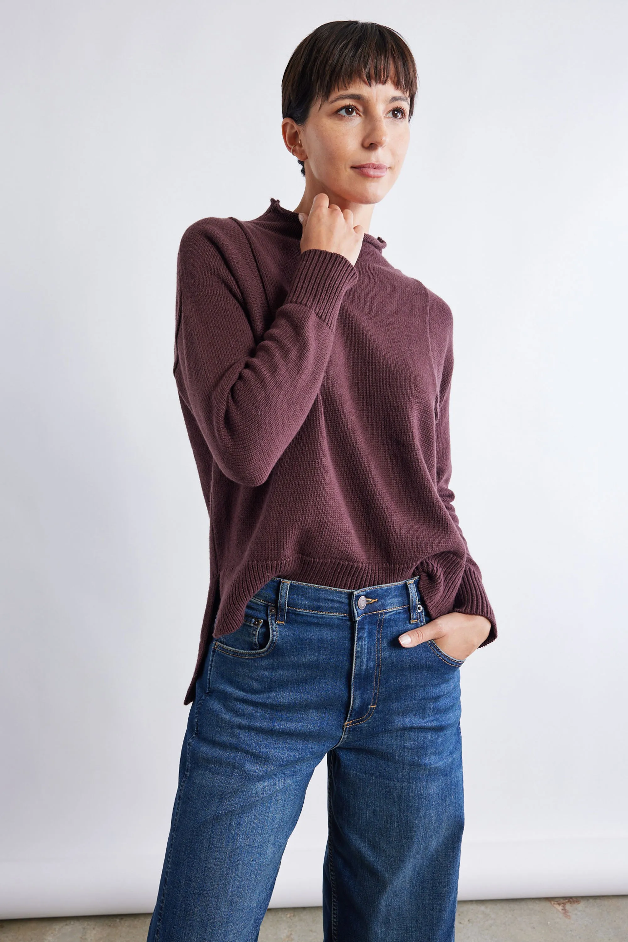 Out of the Box Mock Neck Sweater