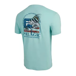 PELAGIC Stratos Patriot Rooster Performance Shirt