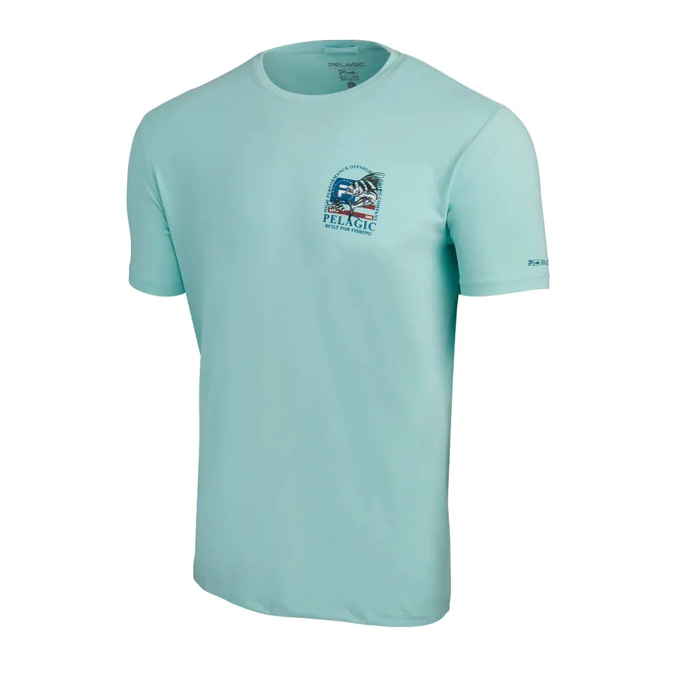 PELAGIC Stratos Patriot Rooster Performance Shirt