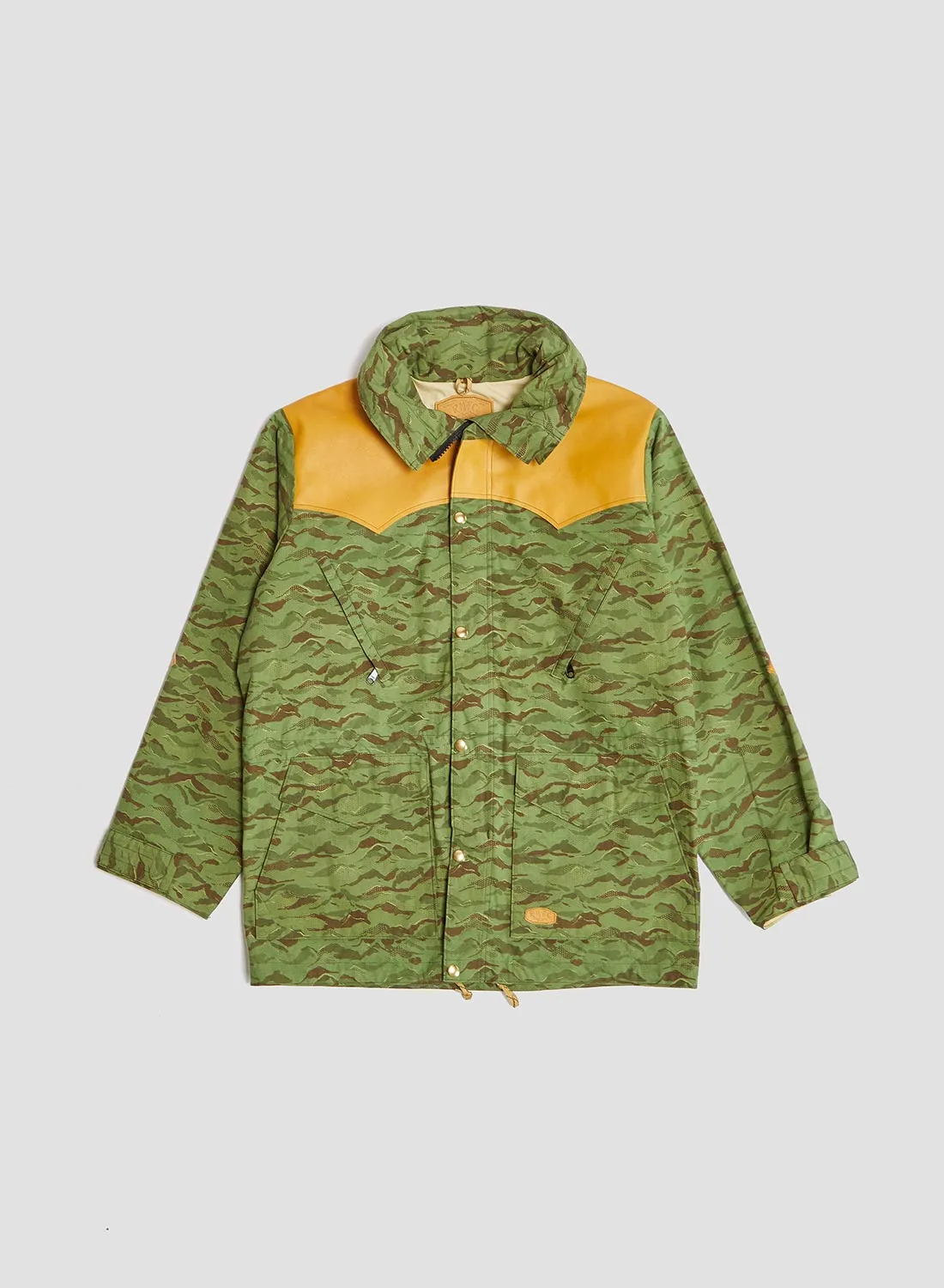 Rocky Mountain Featherbed x Nigel Cabourn Mountain Parka Mountain Camo in Green