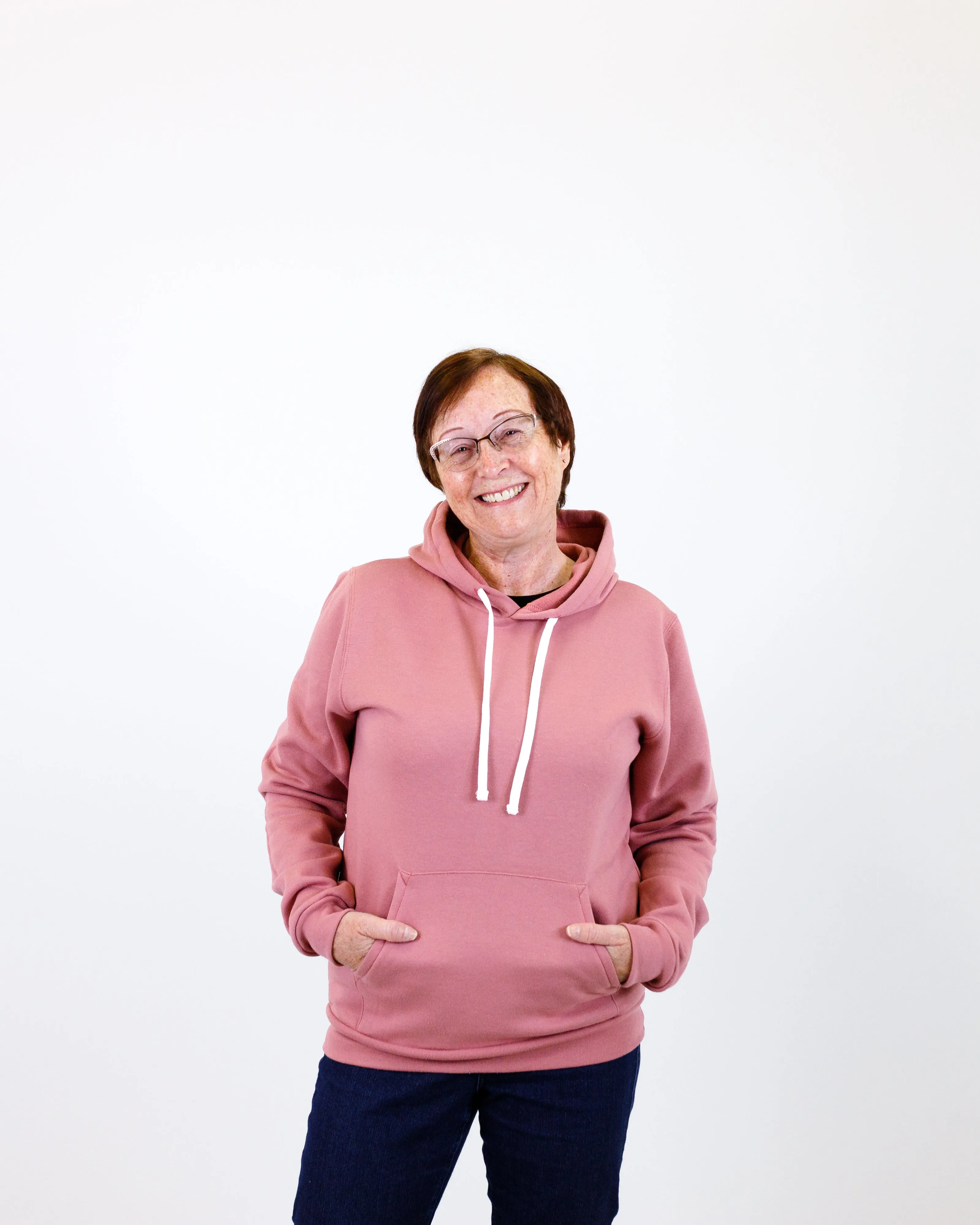 Rose Blank Basics ~ Adult Hooded Sweatshirt