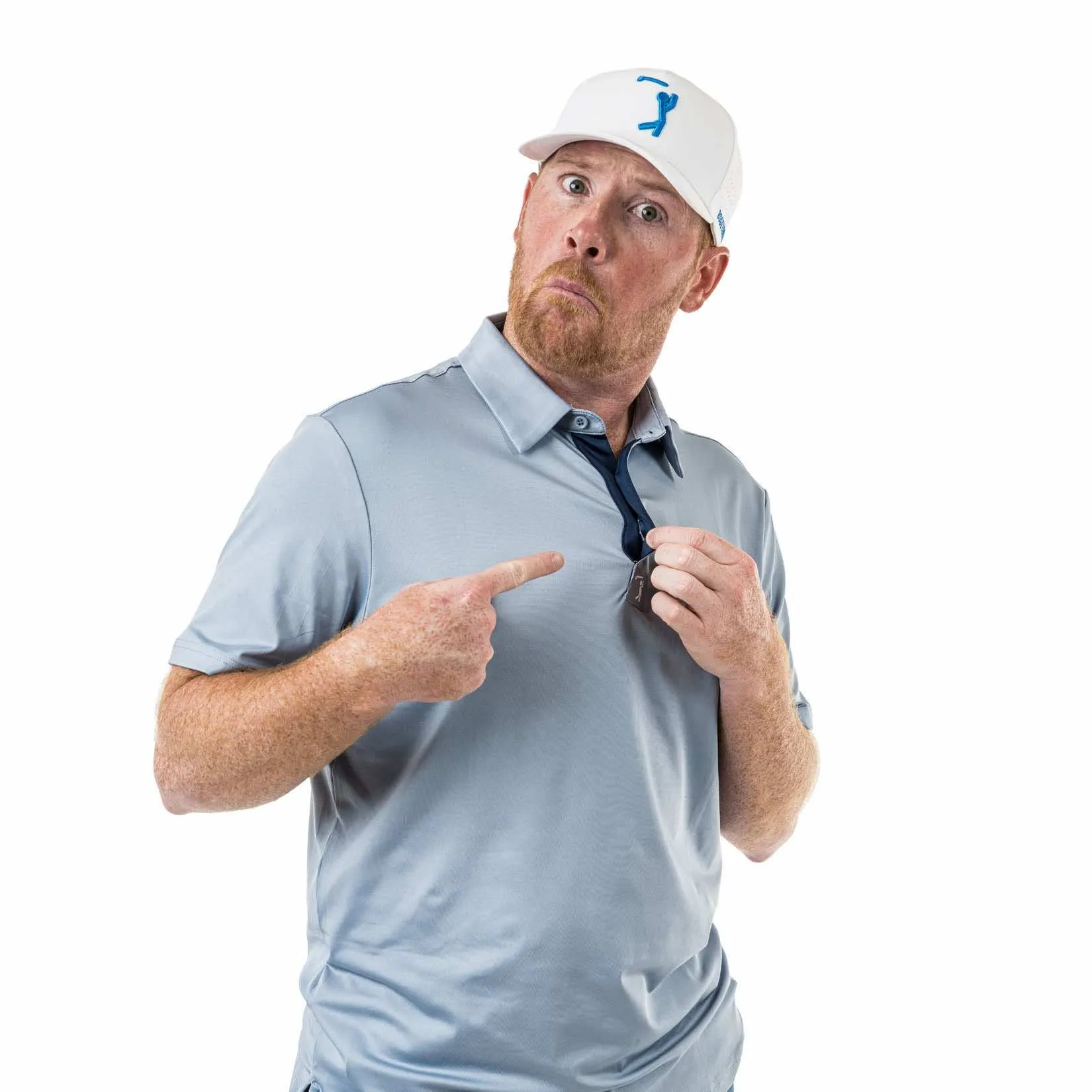 Solid Carolina Blue - Polo