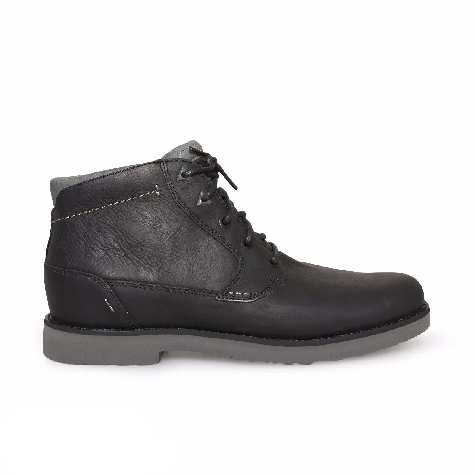 Teva Durban Black Leather Boots - Durable Mens Footwear