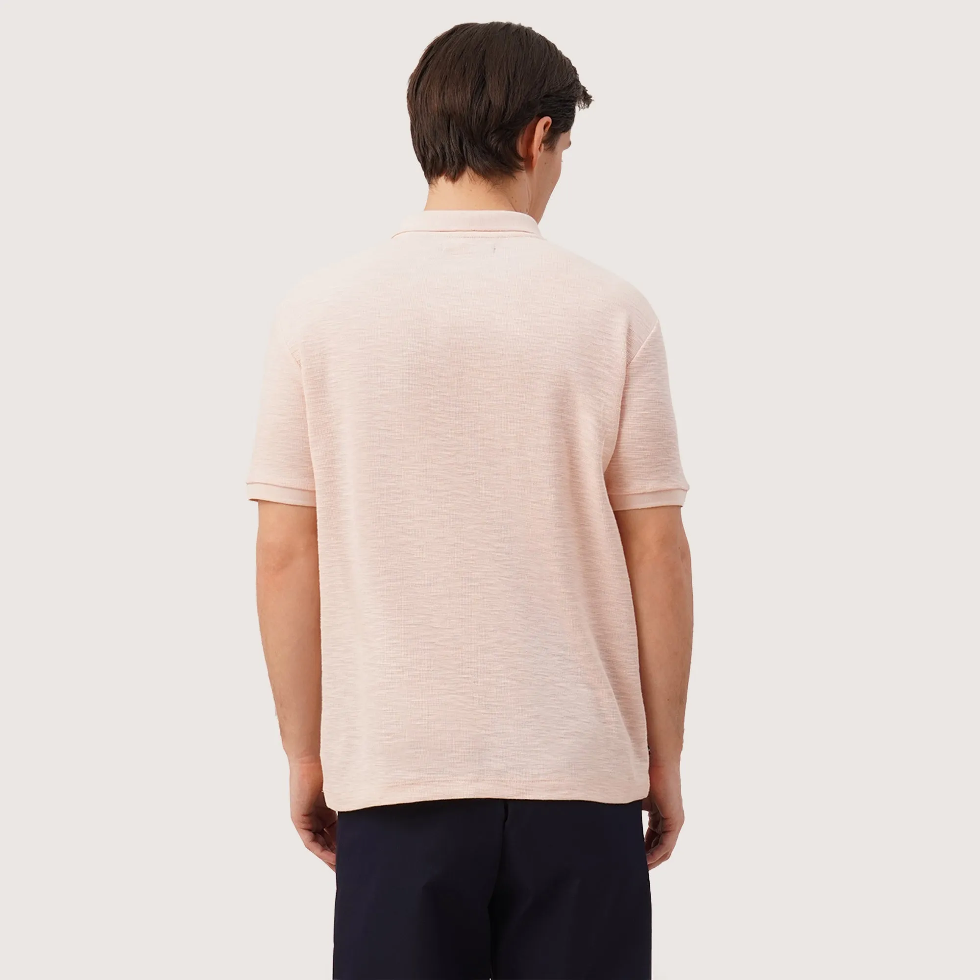 Textured Knit Polo