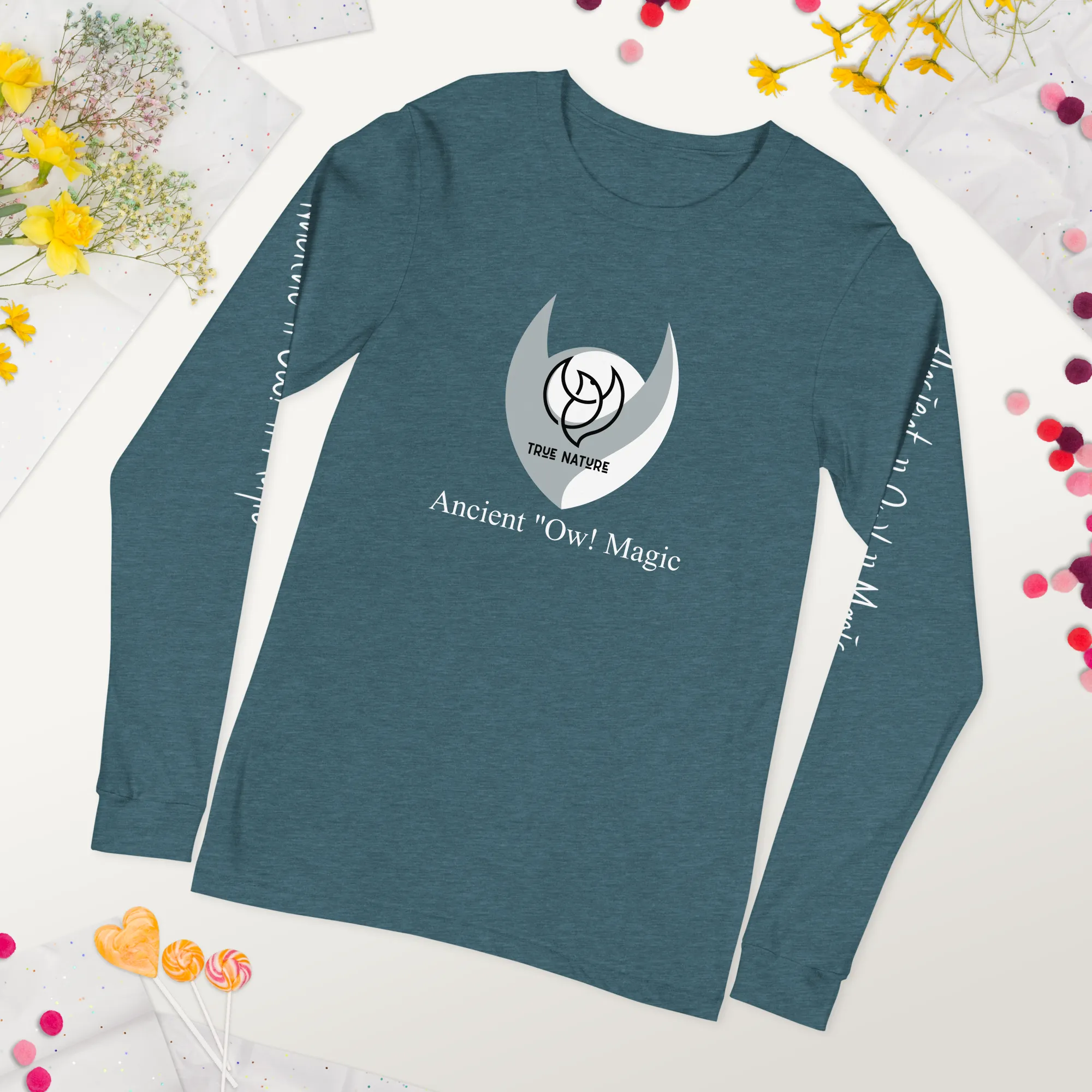 True Nature Ancient Owl Magic-Unisex Long Sleeve Tee