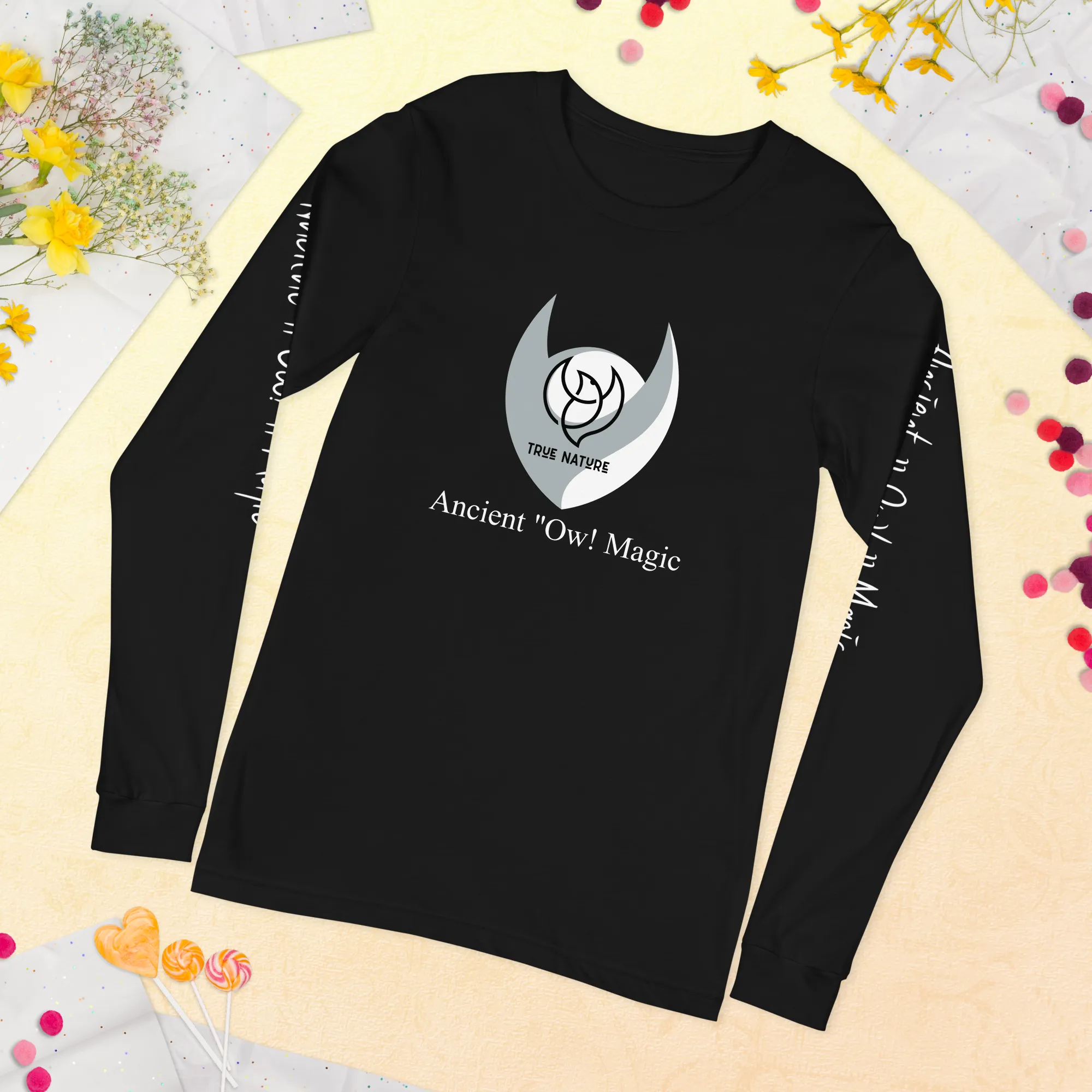 True Nature Ancient Owl Magic-Unisex Long Sleeve Tee