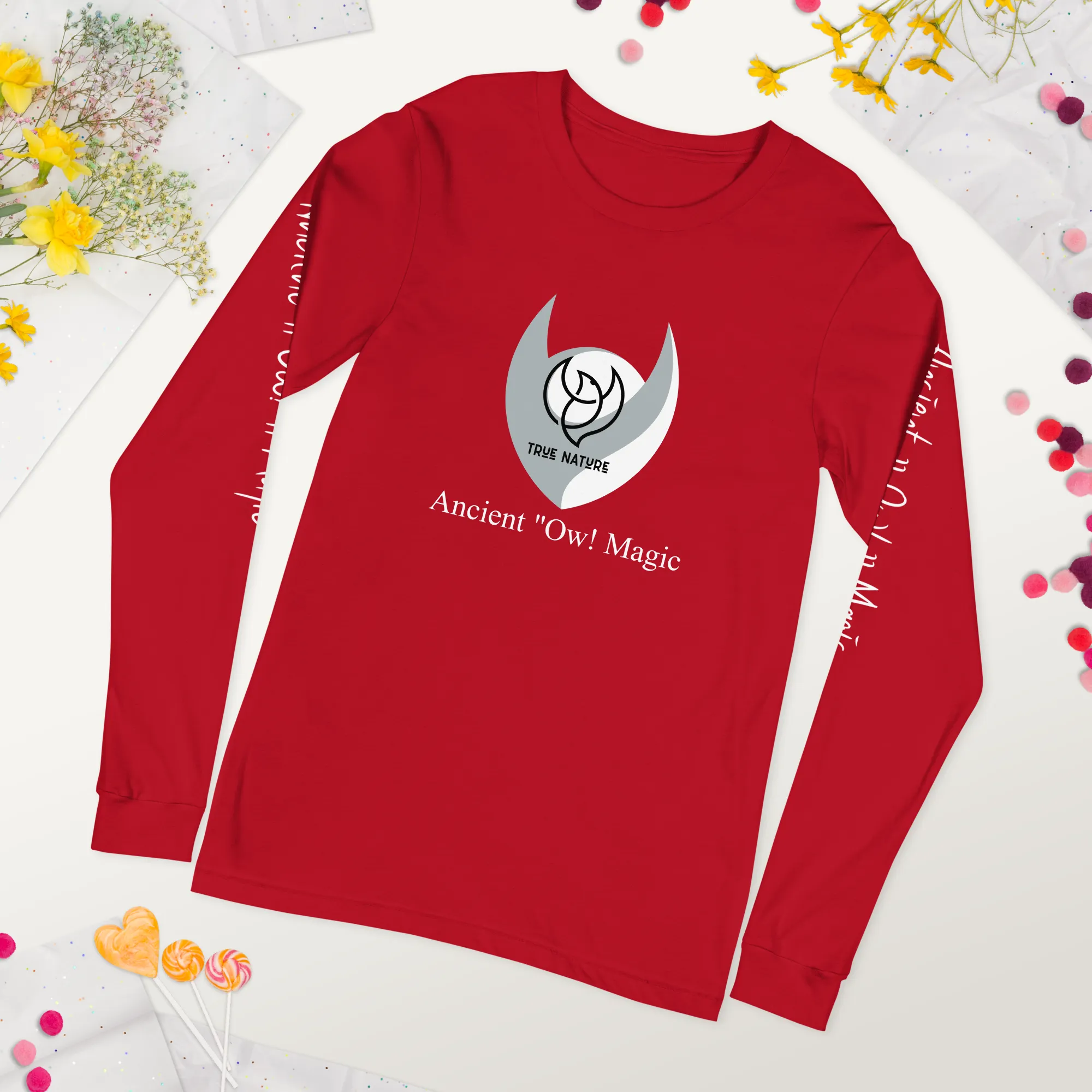 True Nature Ancient Owl Magic-Unisex Long Sleeve Tee