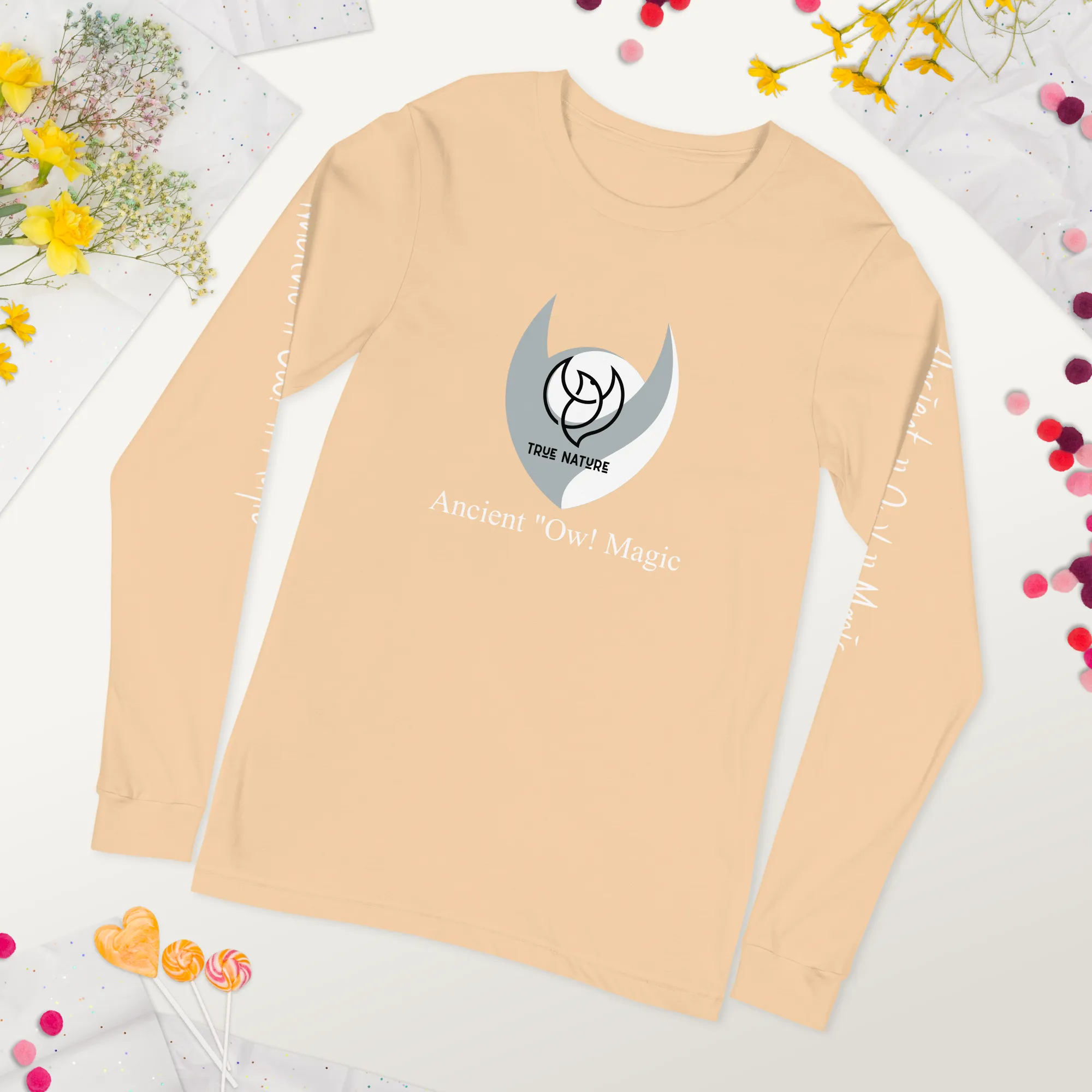 True Nature Ancient Owl Magic-Unisex Long Sleeve Tee