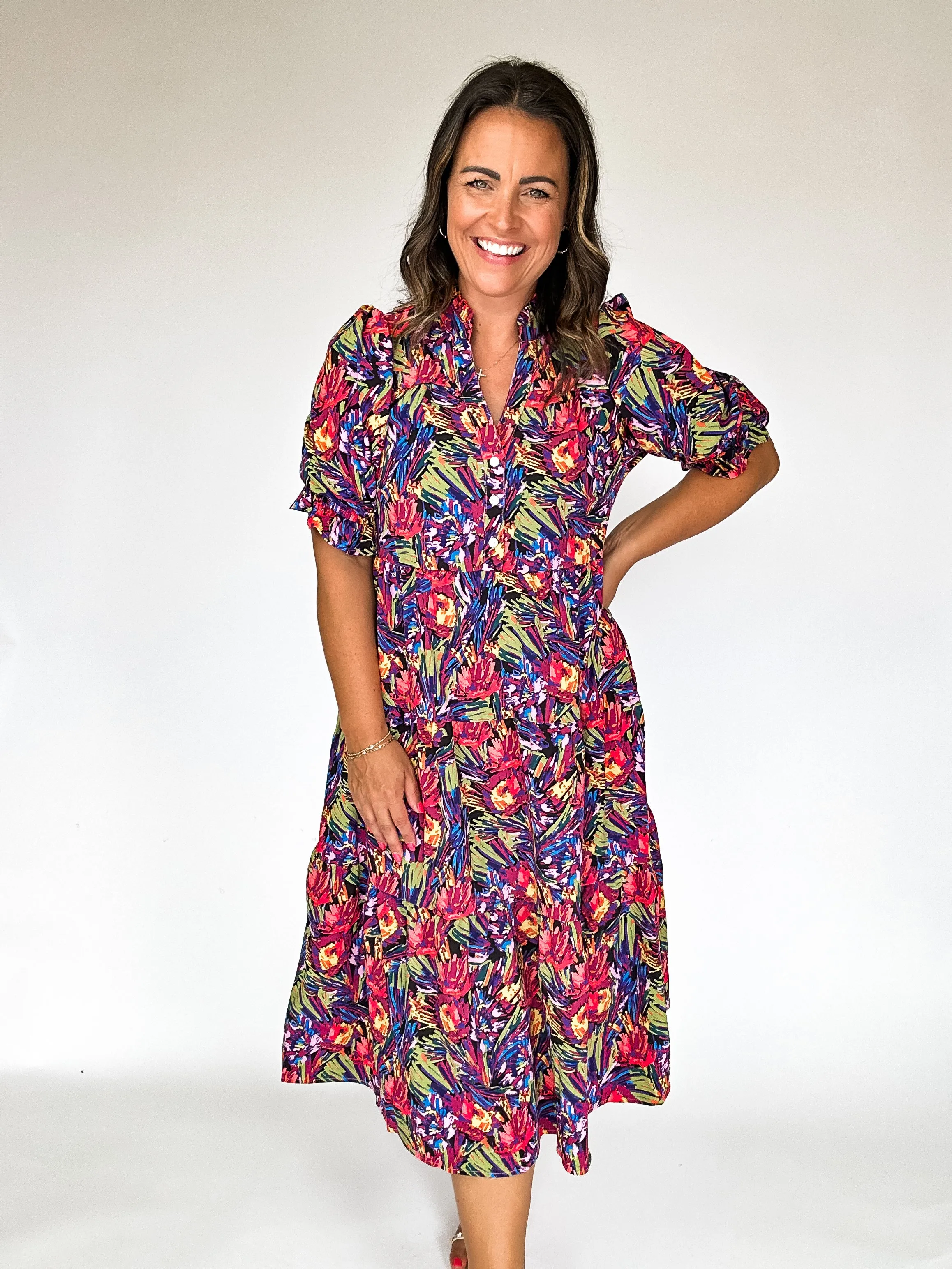 Wanderlust Midi Dress (S-XL)