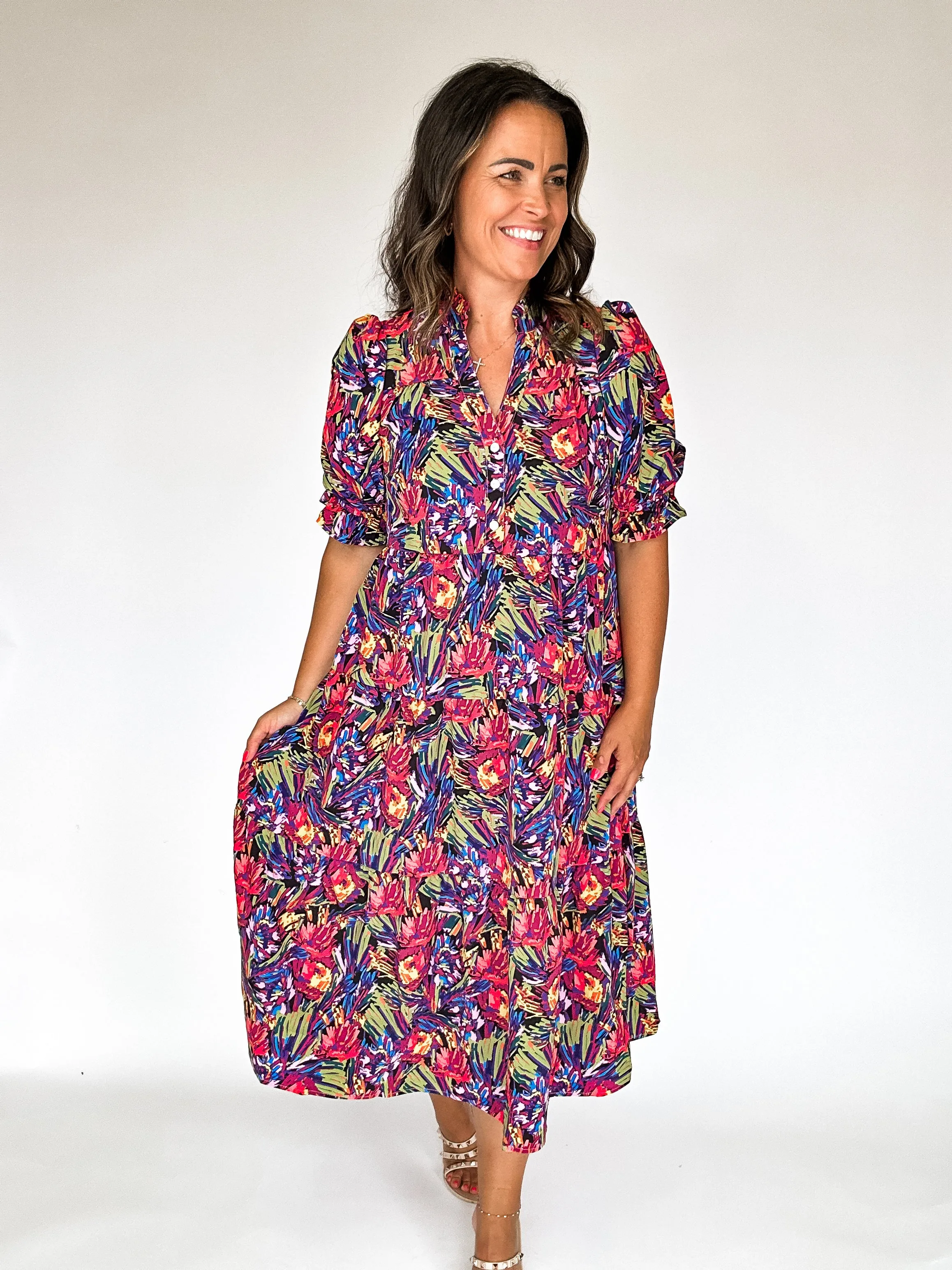 Wanderlust Midi Dress (S-XL)