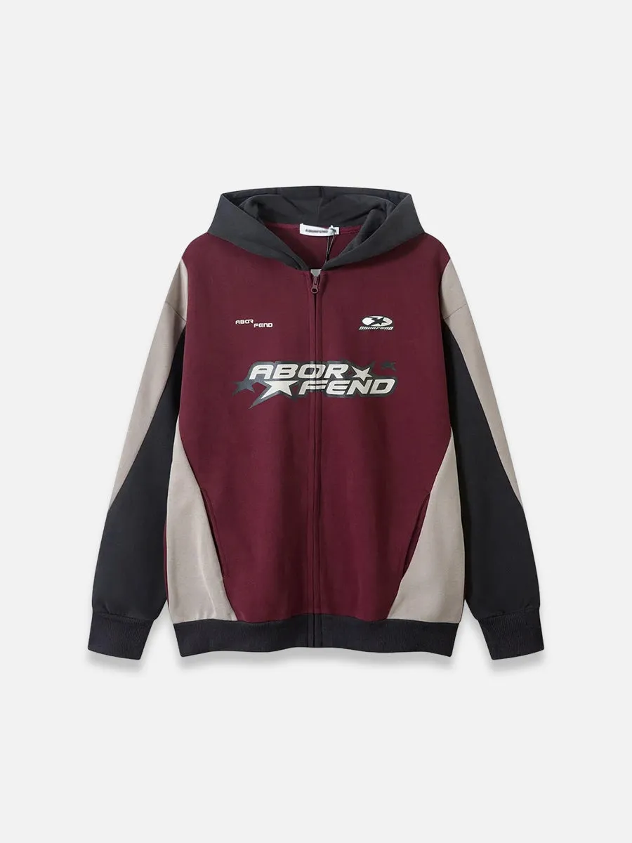 Y2K Racing Zip-up hoodie