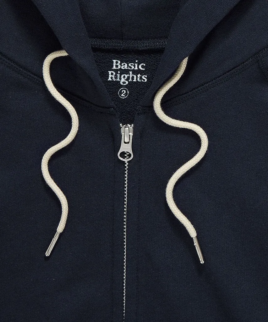 Zip Up Hoodie - Navy